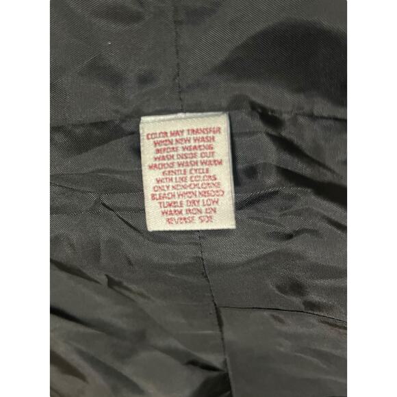 JM Collection Petite 3/4 Sleeve 100% Linen Black Beaded Blazer Jacket Size 10 P - Picture 7 of 13